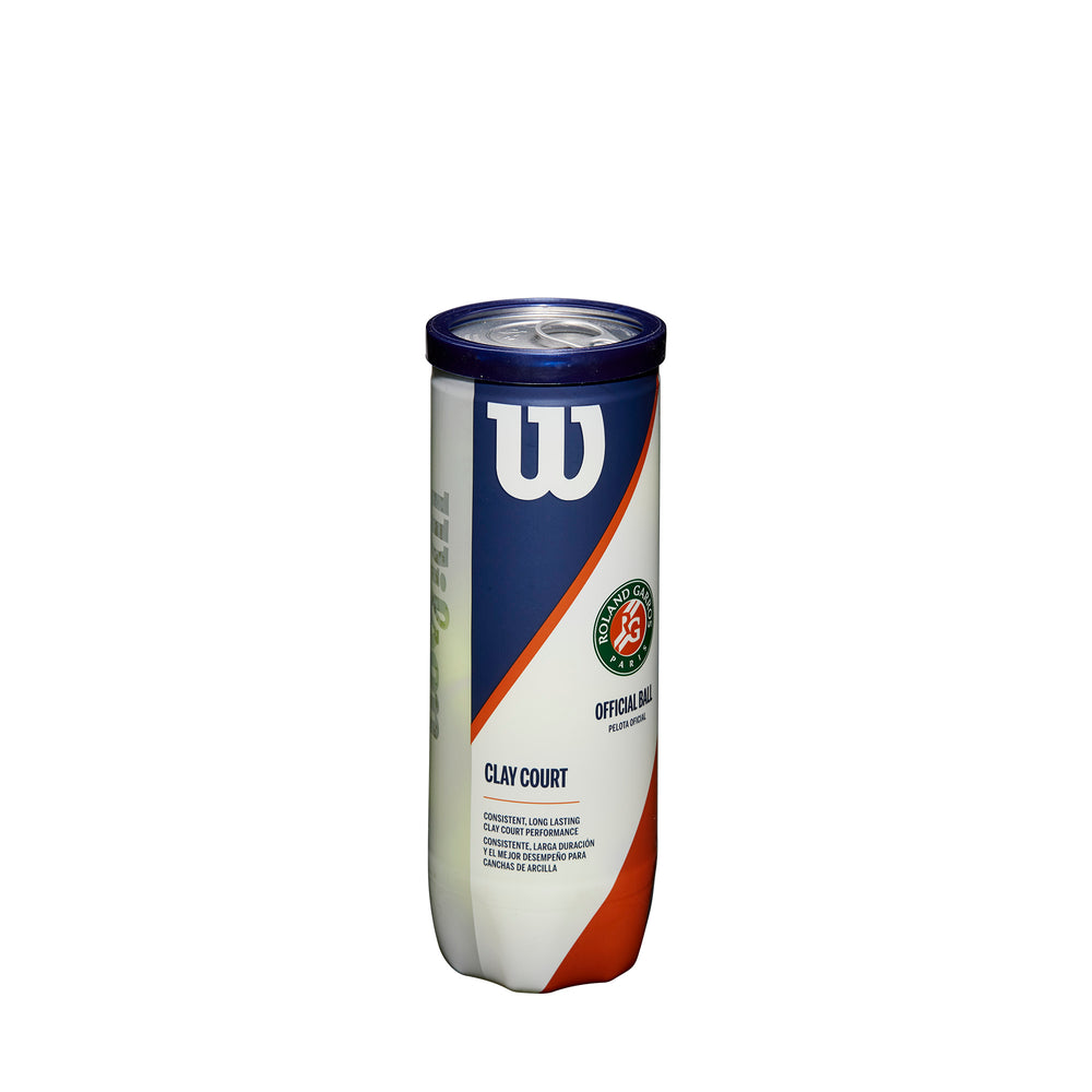 ROLAND GARROS CLAY COURT 3-BALL 24 CAN CASE TENNIS BALLS - WilsonME