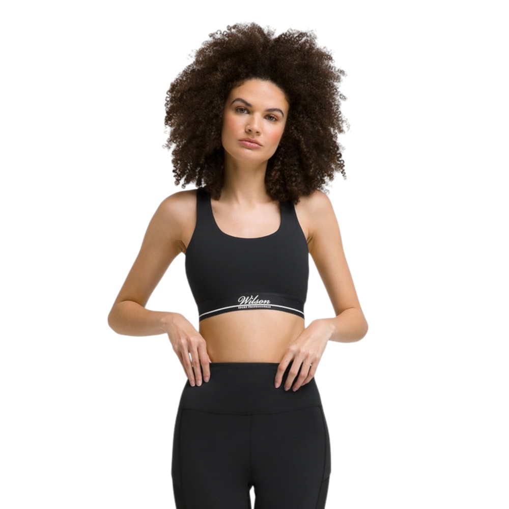 Doubles Racerback Bra - Black