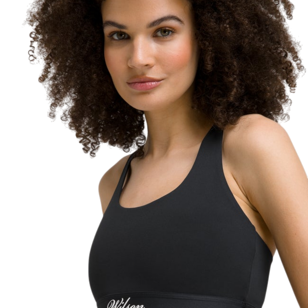 Doubles Racerback Bra - Black