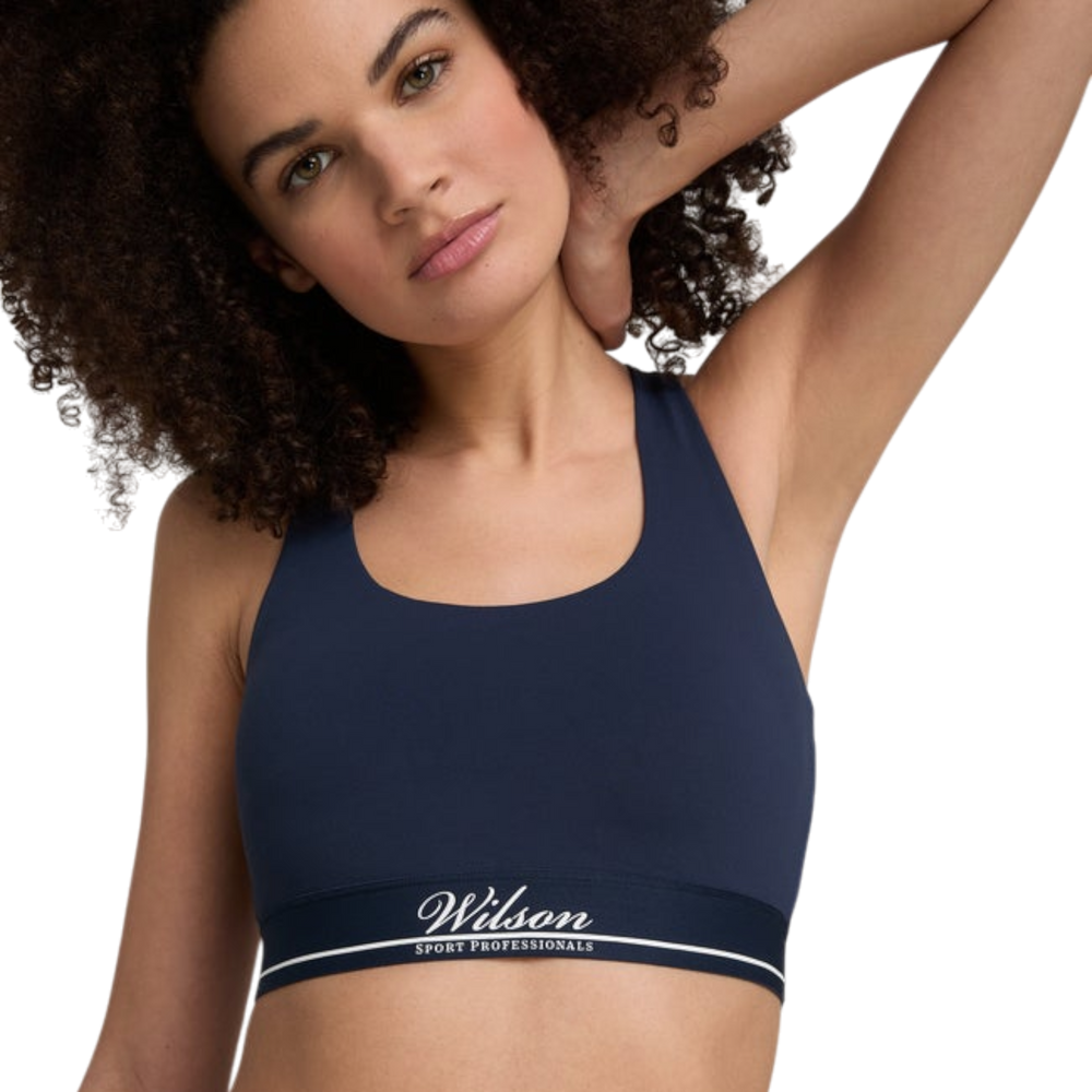 Doubles Racerback Bra - Navy