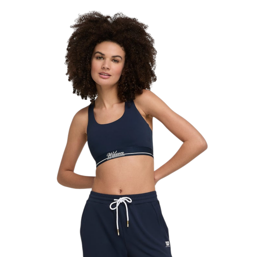 Doubles Racerback Bra - Navy
