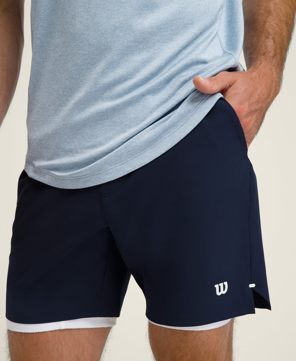 Tournament Pro Short 7" Unlined - Navy - WilsonME