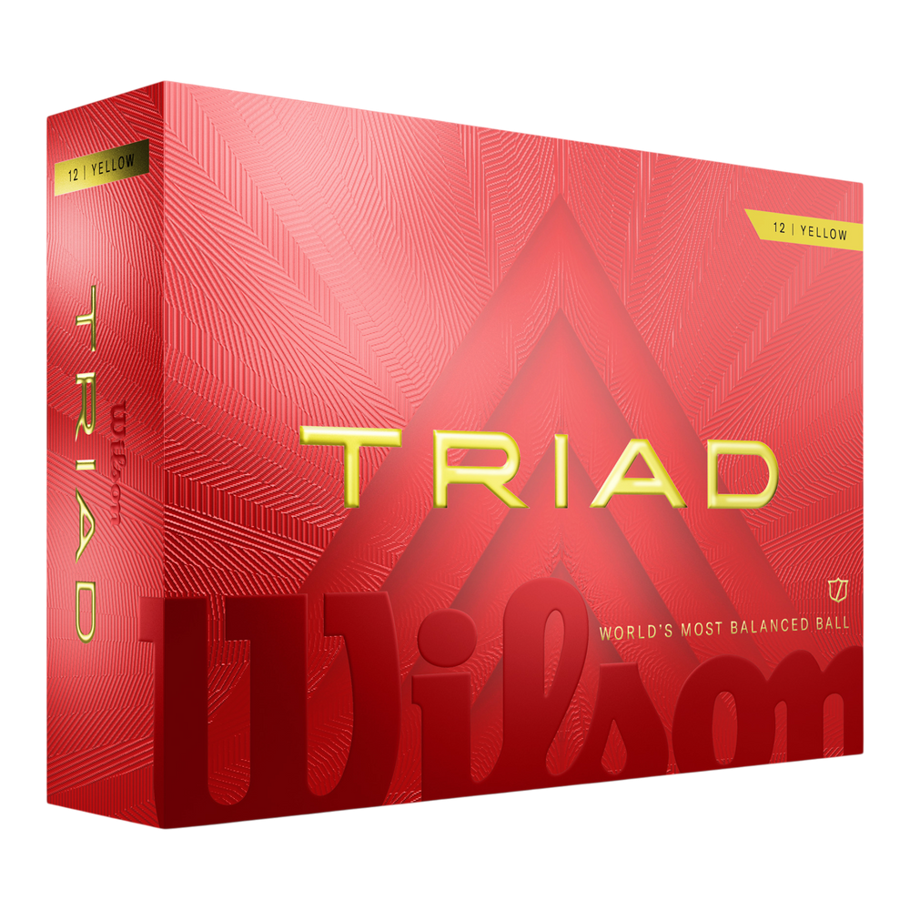 Triad Golf Ball Yellow 12-Ball Pack