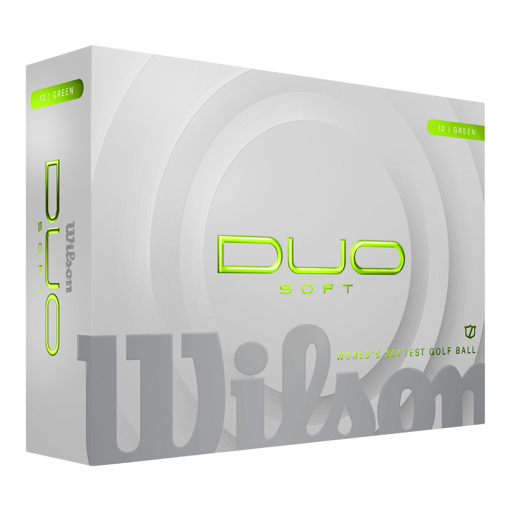 Duo Soft Golf Ball Green 12-Ball Pack