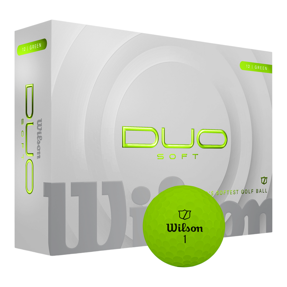 Duo Soft Golf Ball Green 12-Ball Pack