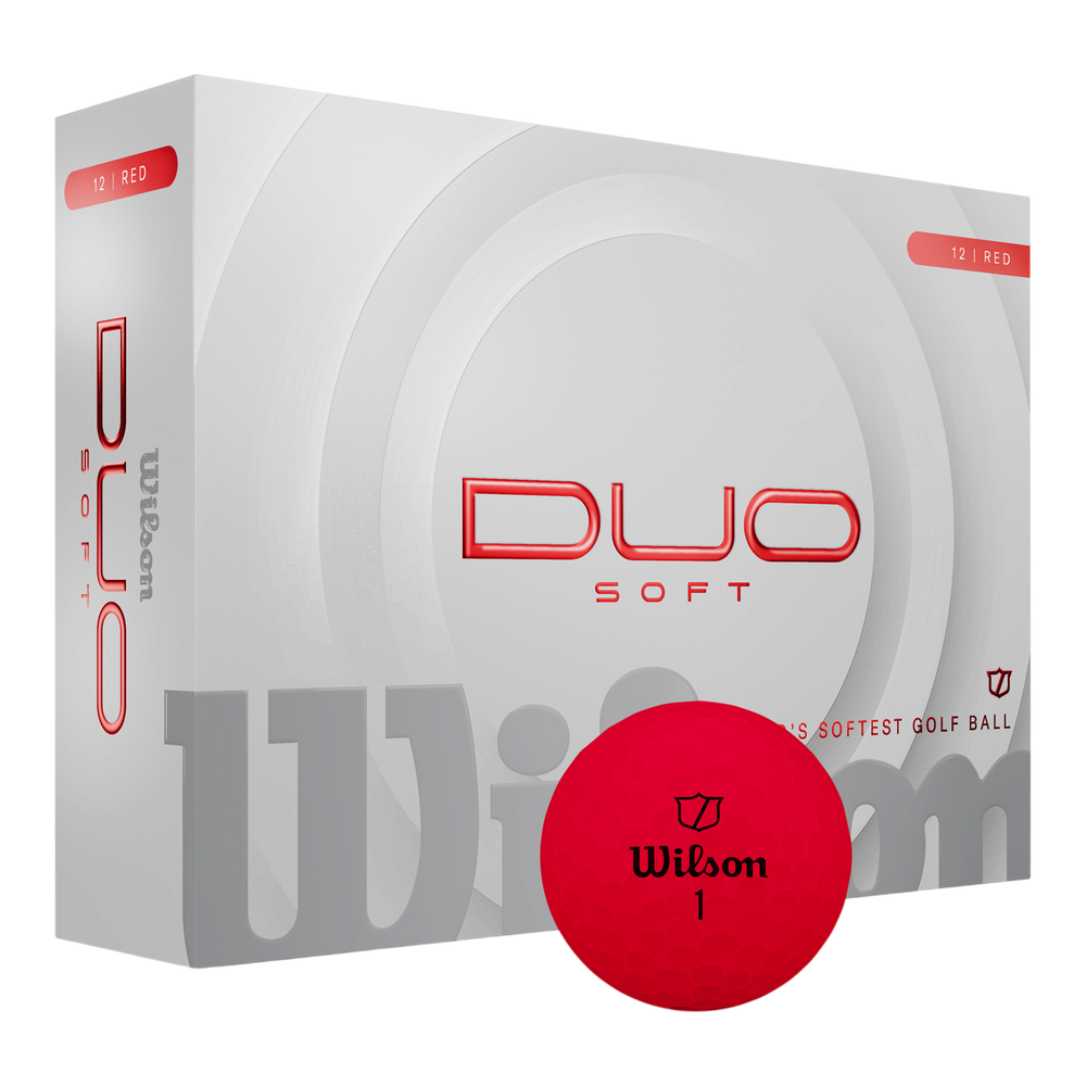Duo Soft Golf Ball Red 12-Ball Pack