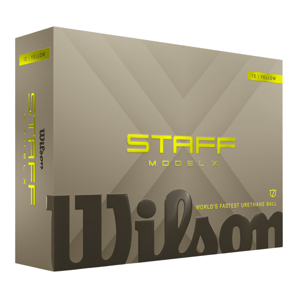 Staff Model X Golf Ball Yellow 12-Ball Pack