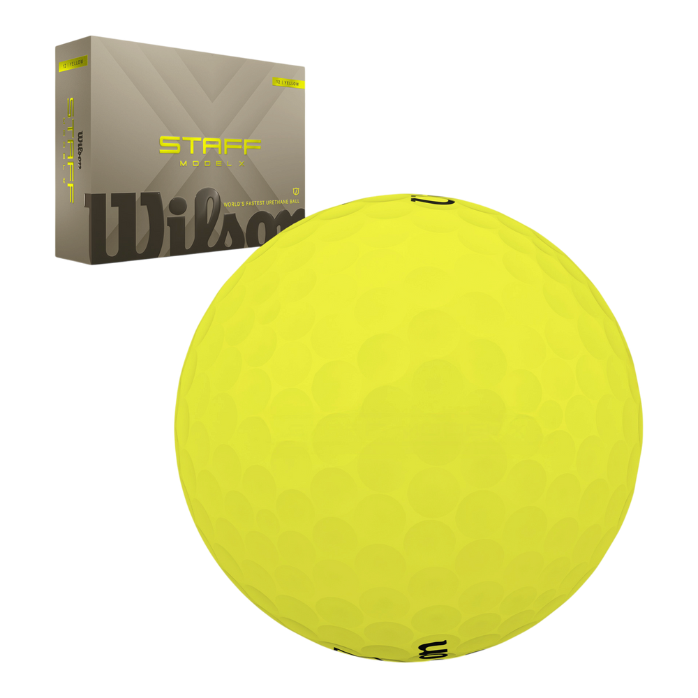 Staff Model X Golf Ball Yellow 12-Ball Pack