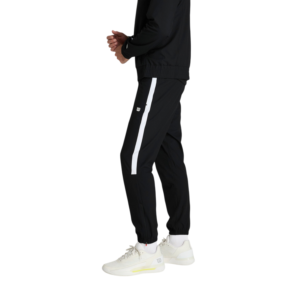 Wilson Men's Core Grand Slam Pant in Black court-ready jogger design