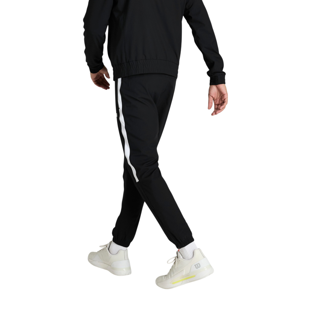 Wilson Men's Core Grand Slam Pant in Black court-ready jogger design