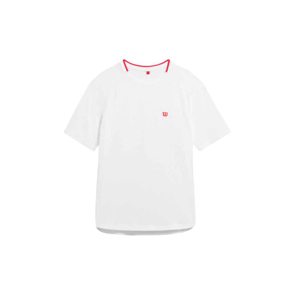 Wilson Men's Serve Out Tee in Bright White performance design