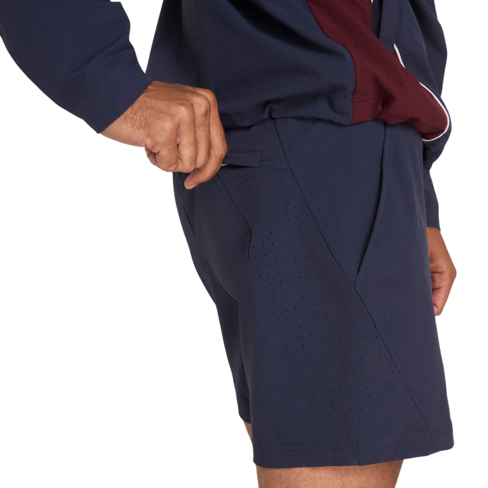 Wilson Core Grand Slam Shorts in Classic Navy with lightweight unlined construction
