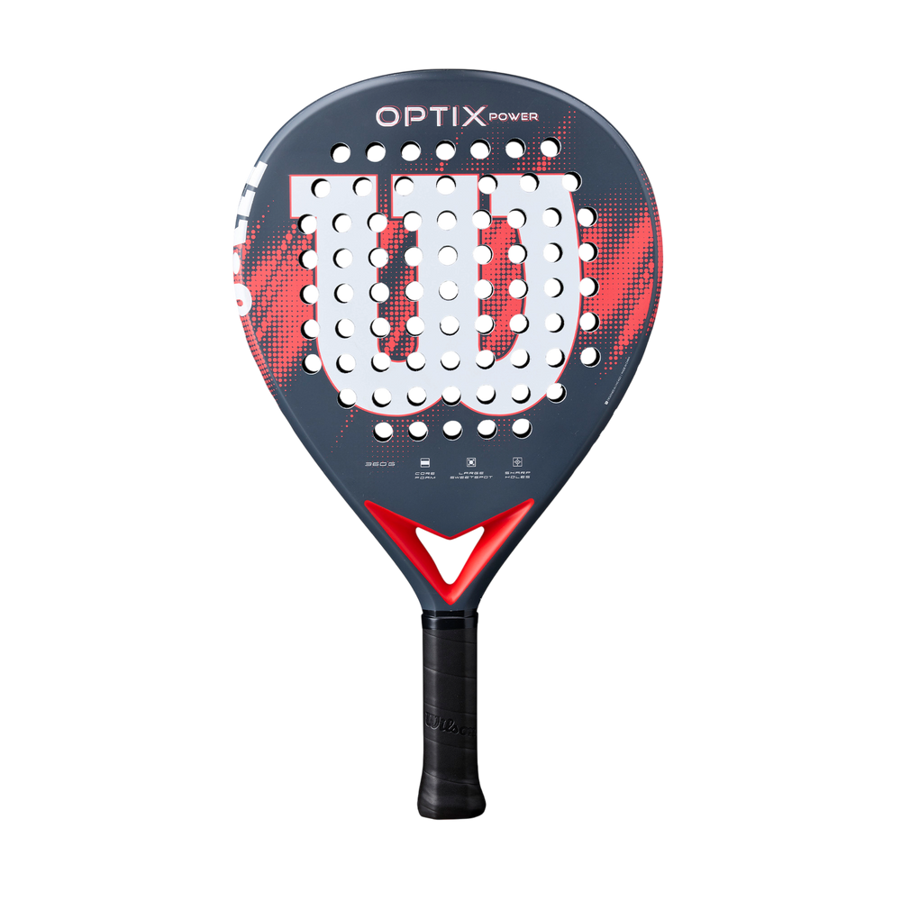Wilson Optix Padel Racket with lightweight frame and large sweet spot for recreational players