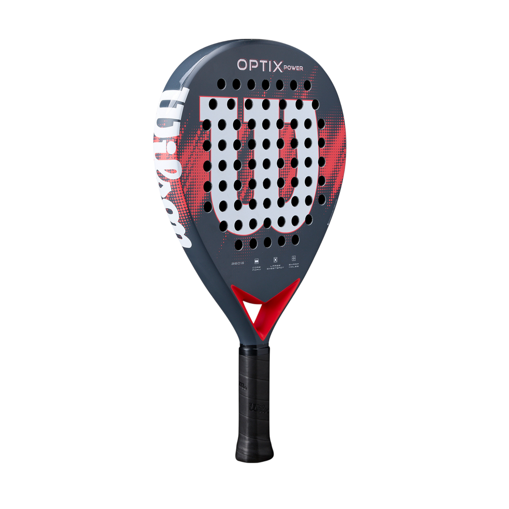 Wilson Optix Padel Racket with lightweight frame and large sweet spot for recreational players