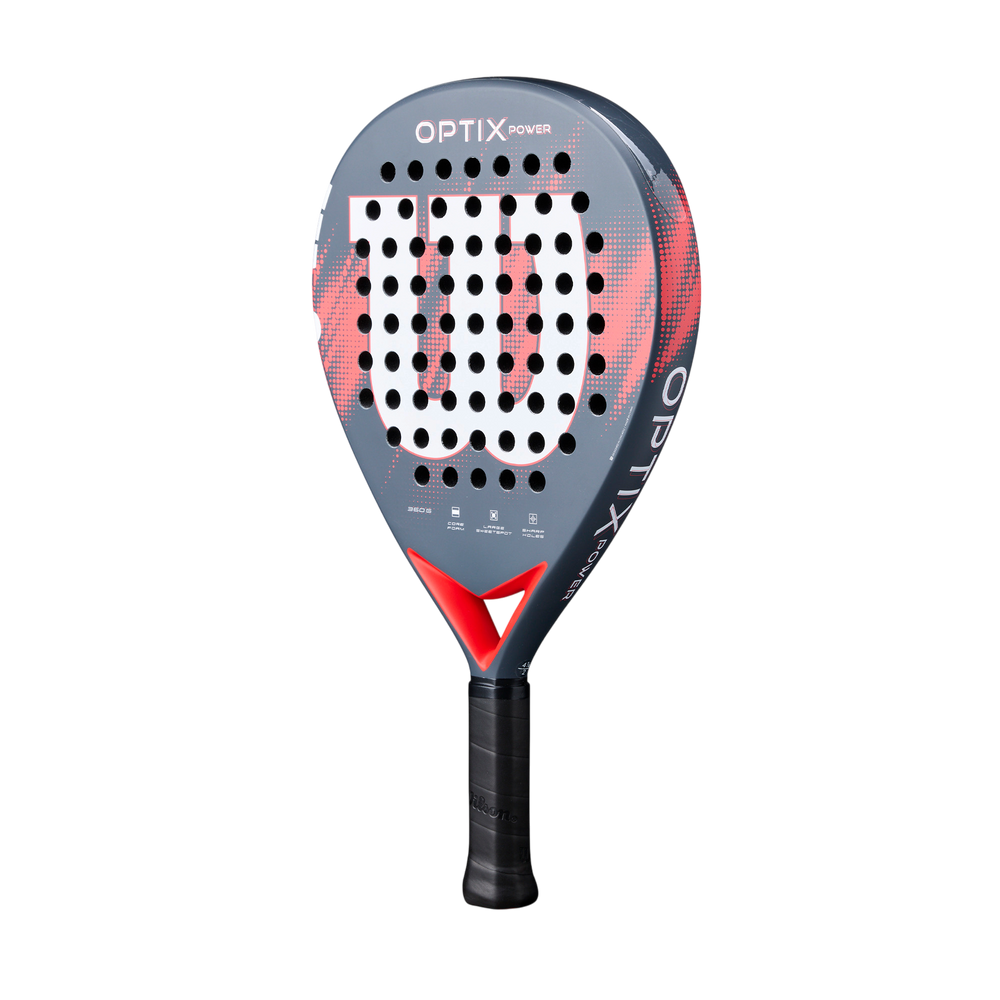 Wilson Optix Padel Racket with lightweight frame and large sweet spot for recreational players