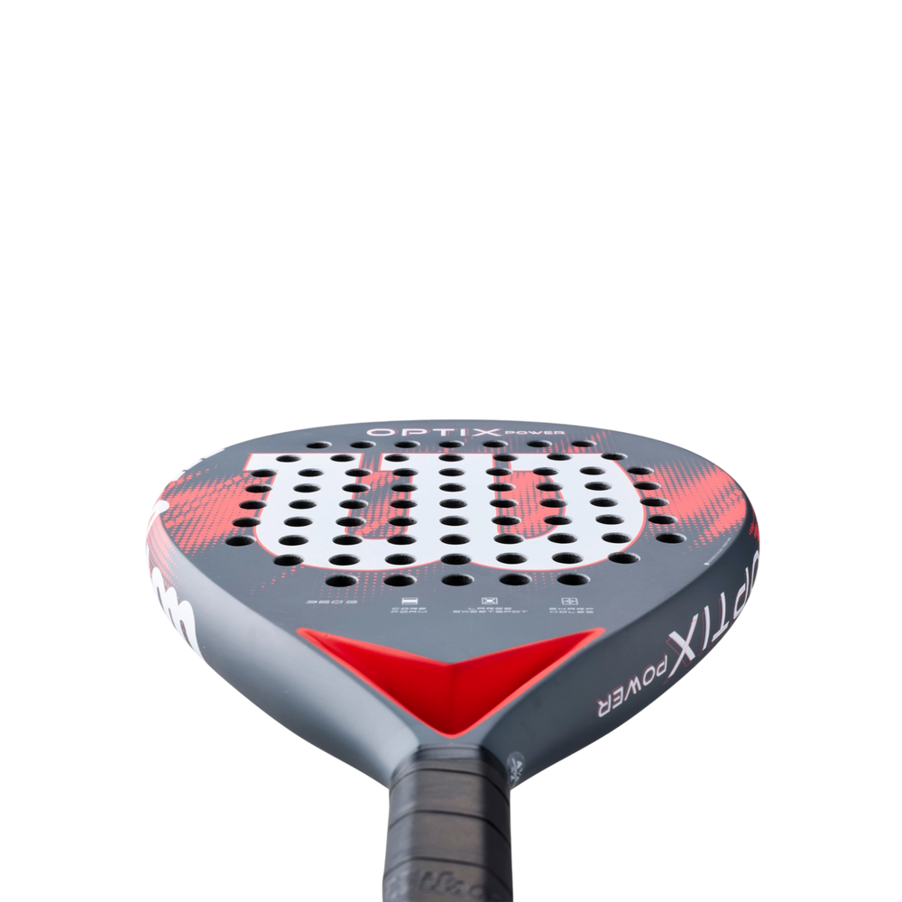 Wilson Optix Padel Racket with lightweight frame and large sweet spot for recreational players