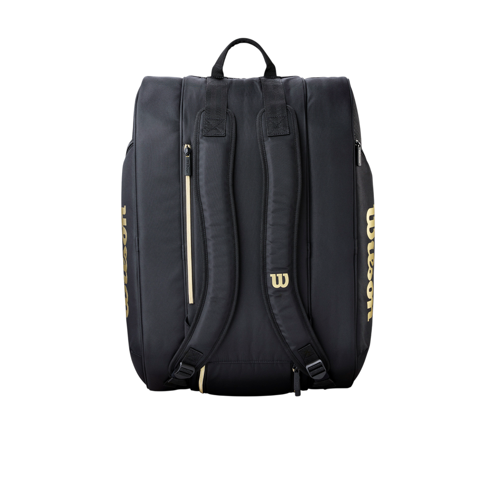 Wilson Premium Tennis Racket Bag with high-capacity storage for match day essentials