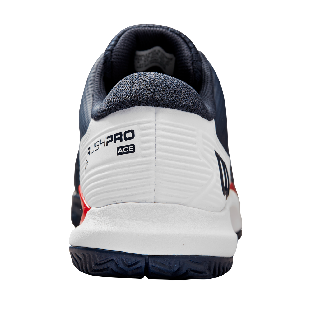 Wilson Unisex Rush Pro Ace Tennis Shoes Navy Blaze - WilsonME