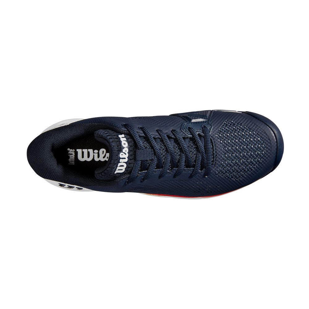 Wilson Unisex Rush Pro Ace Tennis Shoes Navy Blaze - WilsonME