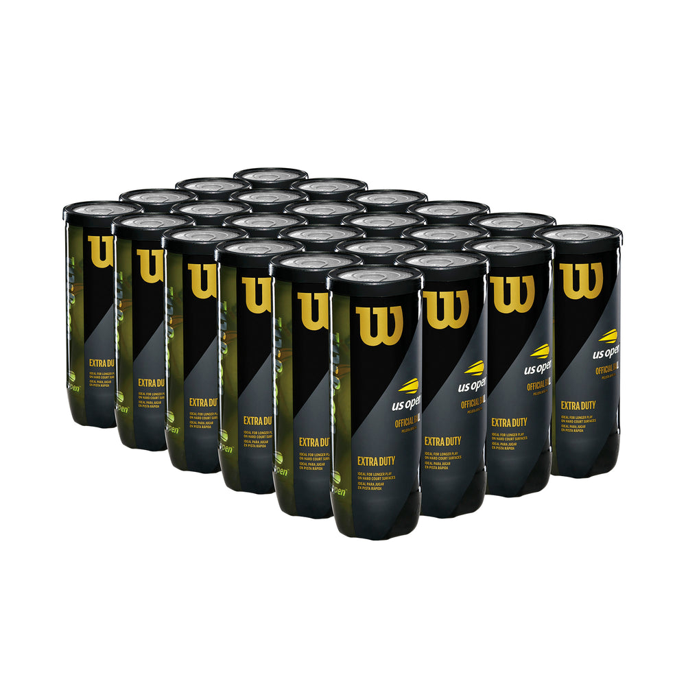 US OPEN XD 3-BALL 24 CAN CASE TENNIS BALLS - WilsonME