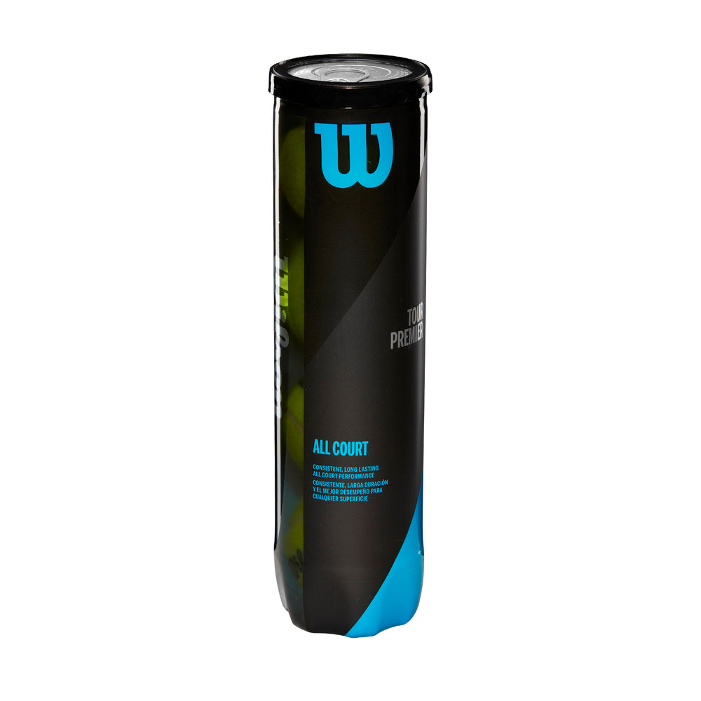TOUR PREMIER ALL COURT 4-BALL 18 CAN CASE TENNIS BALLS - WilsonME