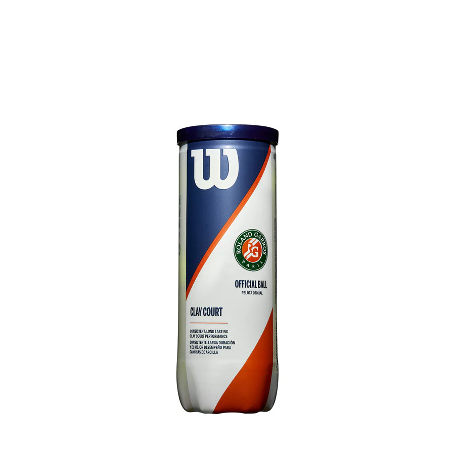 ROLAND GARROS CLAY COURT 3-BALL CAN TENNIS BALLS - WilsonME