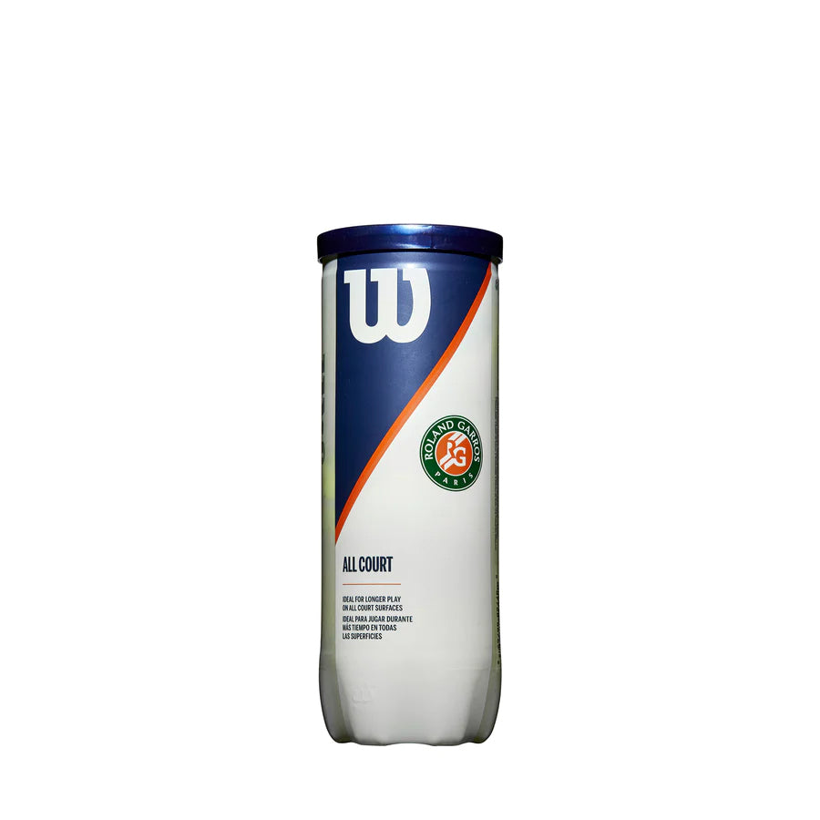 ROLAND GARROS ALL COURT 3-BALL CAN TENNIS BALLS - WilsonME