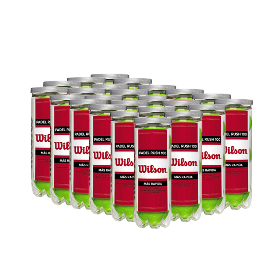 PADEL RUSH 100 3-BALL 24 CAN CASE BALLS - WilsonME
