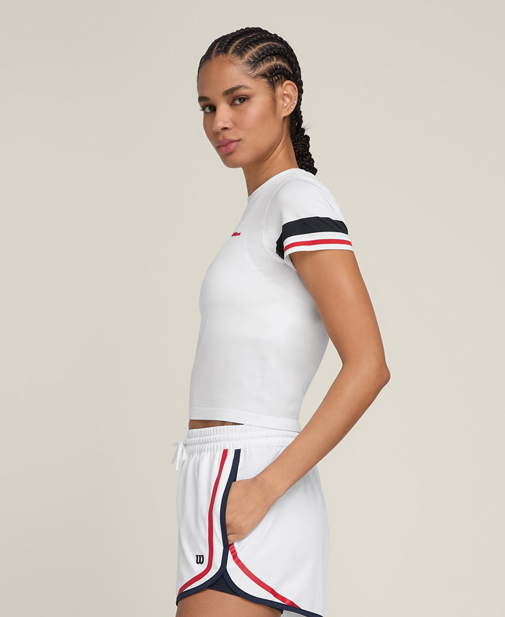Brooklyn Seamless Tee White - WilsonME
