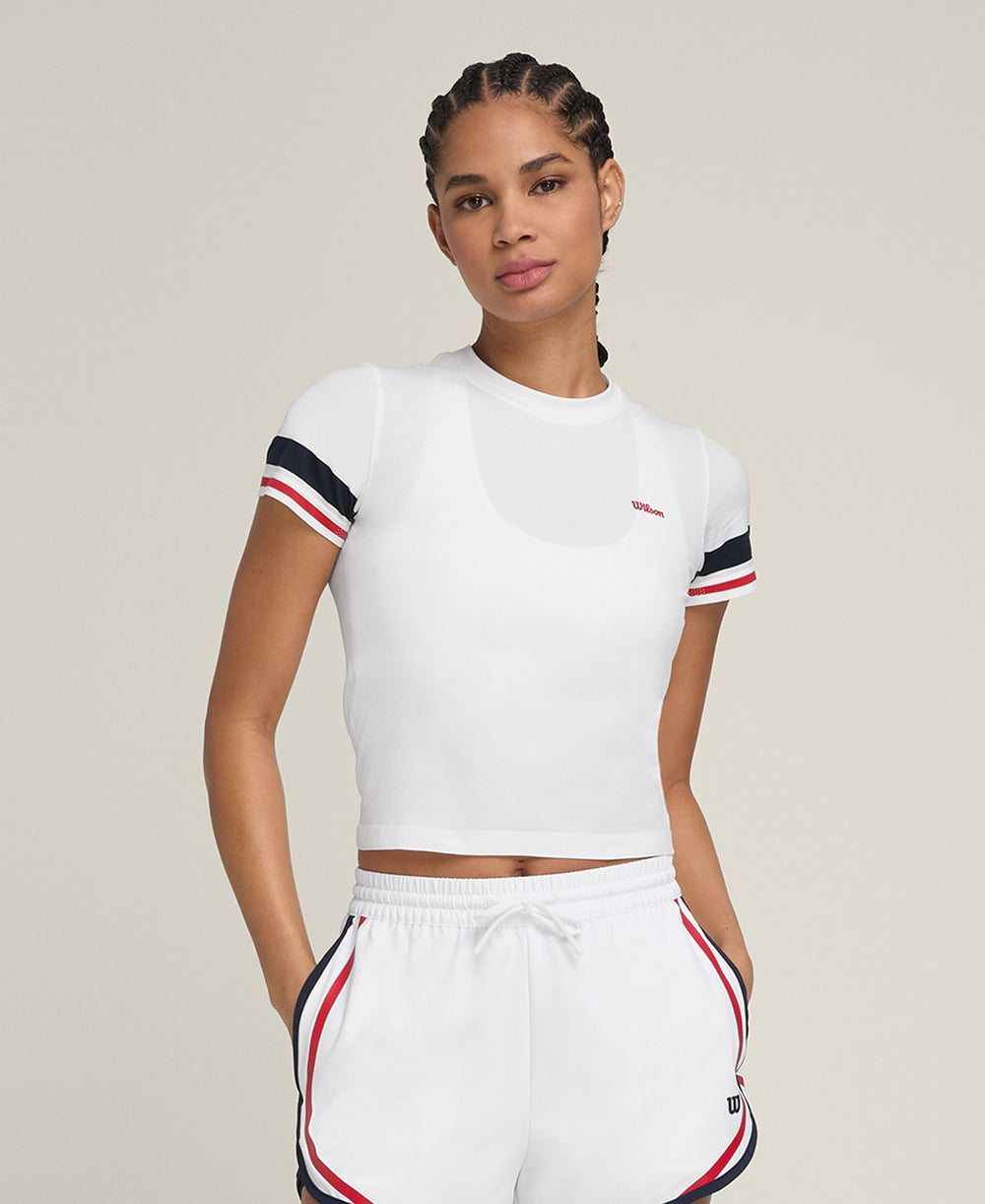Brooklyn Seamless Tee White - WilsonME