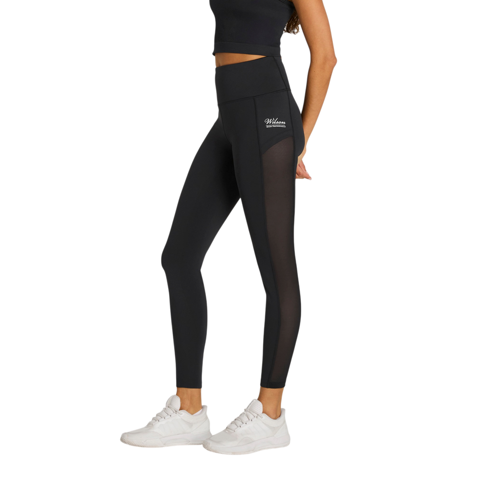 Wilson Women's Performance Leggings in Black with flexible stretch fit