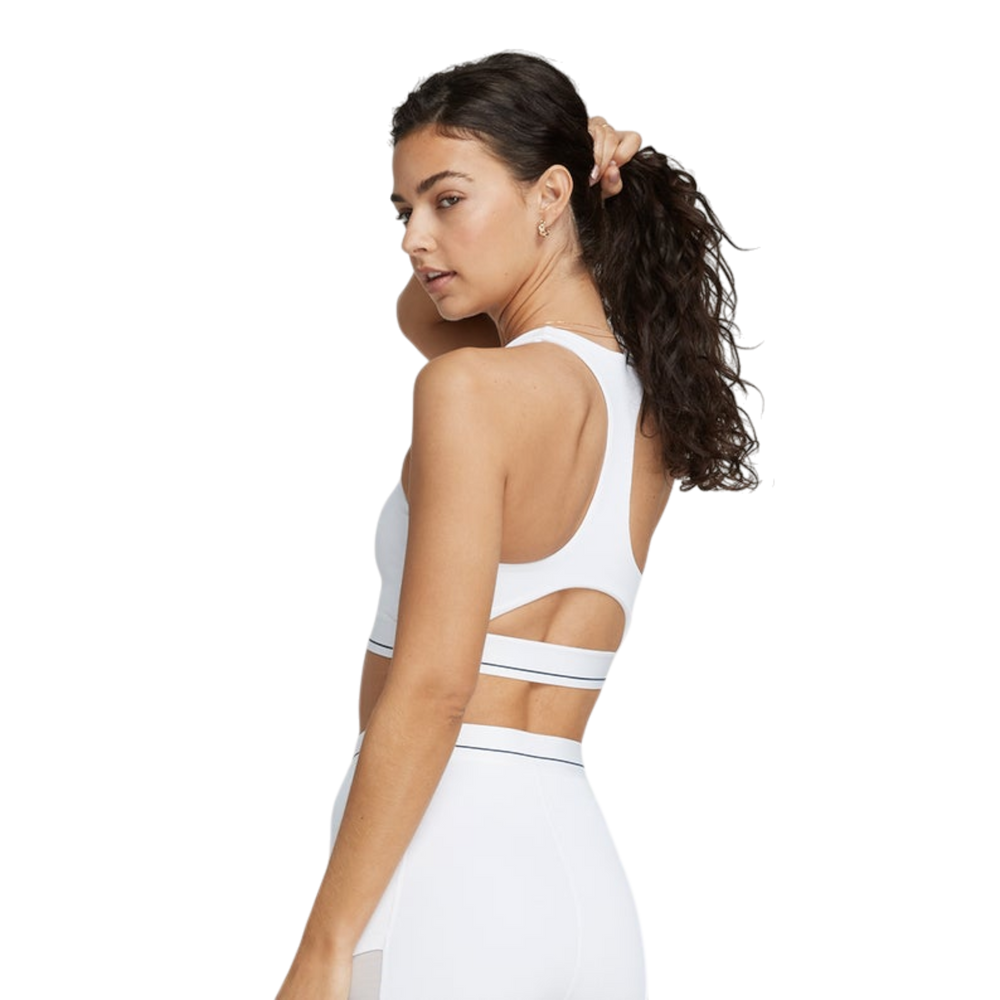 Doubles Racerback Bra - White