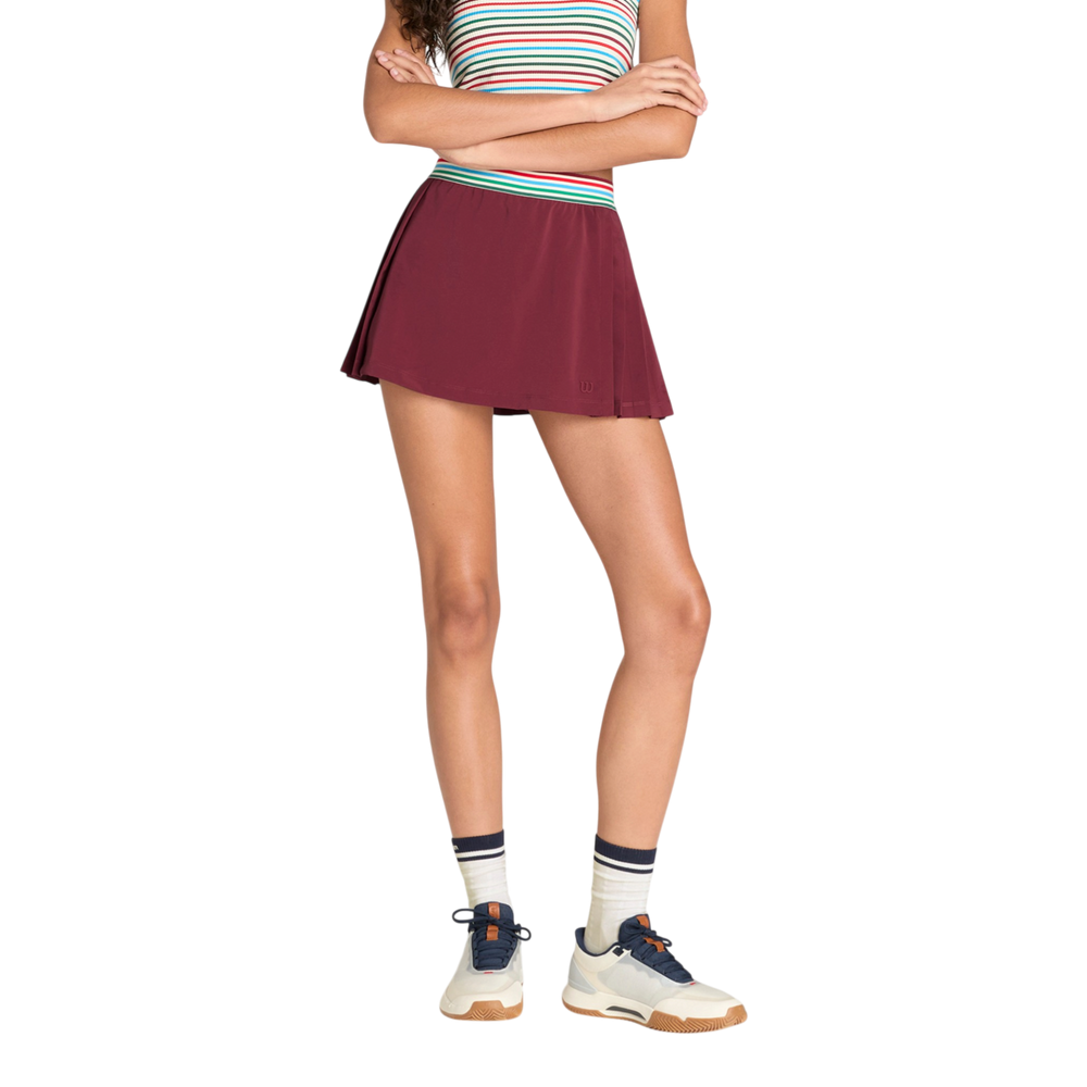 Wilson Pleated Tennis Skirt with court-ready design and feminine styling