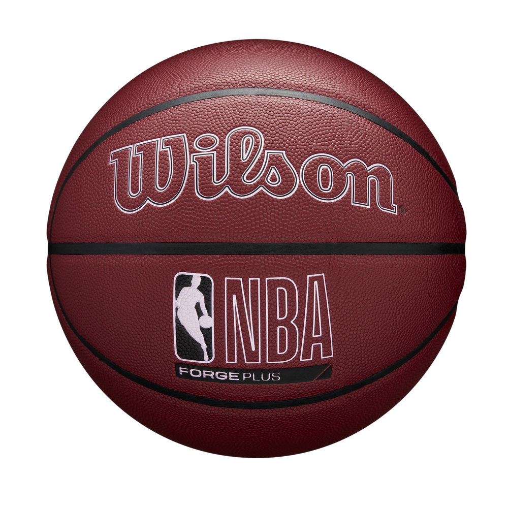 Wilson NBA Forge Plus Basketball Brown Size 7 with enhanced grip and durability