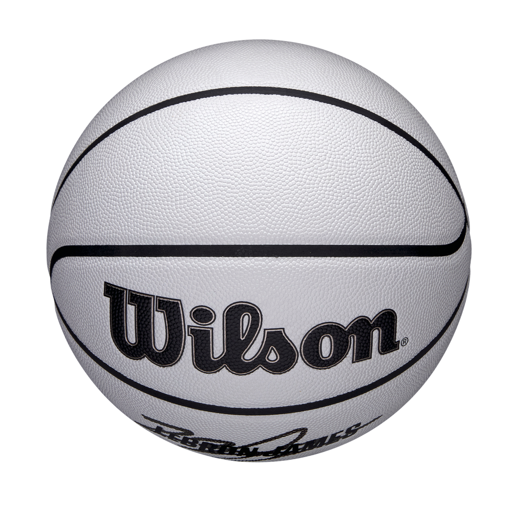 Wilson NBA Player Icon UV Basketball featuring LeBron James graphics and UV-reactive design
