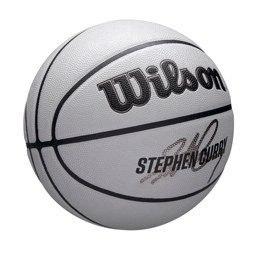 Wilson NBA Player Icon UV Basketball featuring Stephen Curry graphics