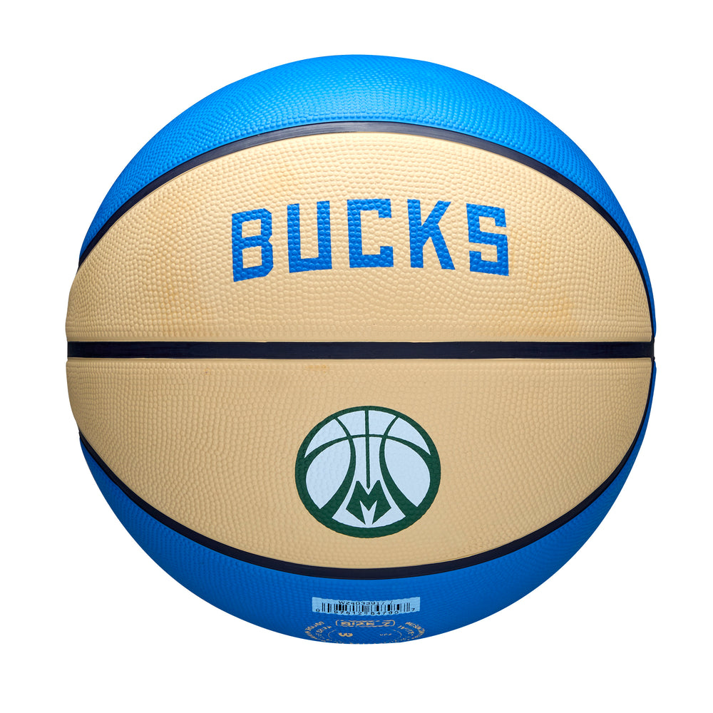 2024 NBA Team City Edition Basketball Milwaukee Bucks