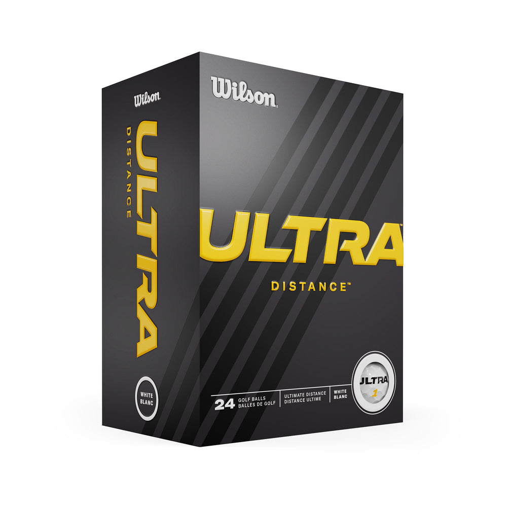 Wilson Ultra Distance Golf Ball, Pack of 24, White