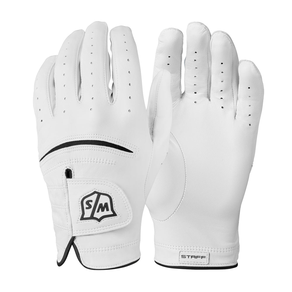 Wilson Staff Staff Model Golf Glove, Men, White