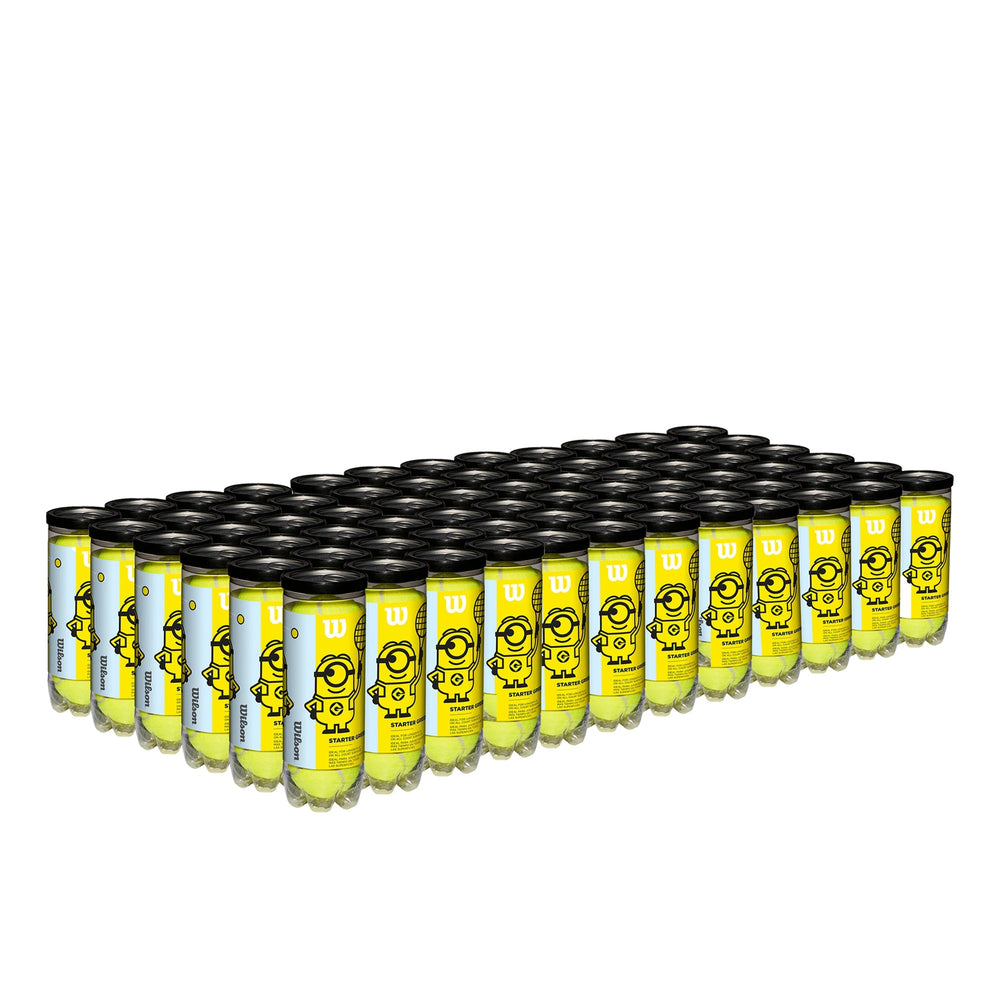 STAGE 1 MINIONS 3-BALL 24 CAN CASE TENNIS BALLS - WilsonME