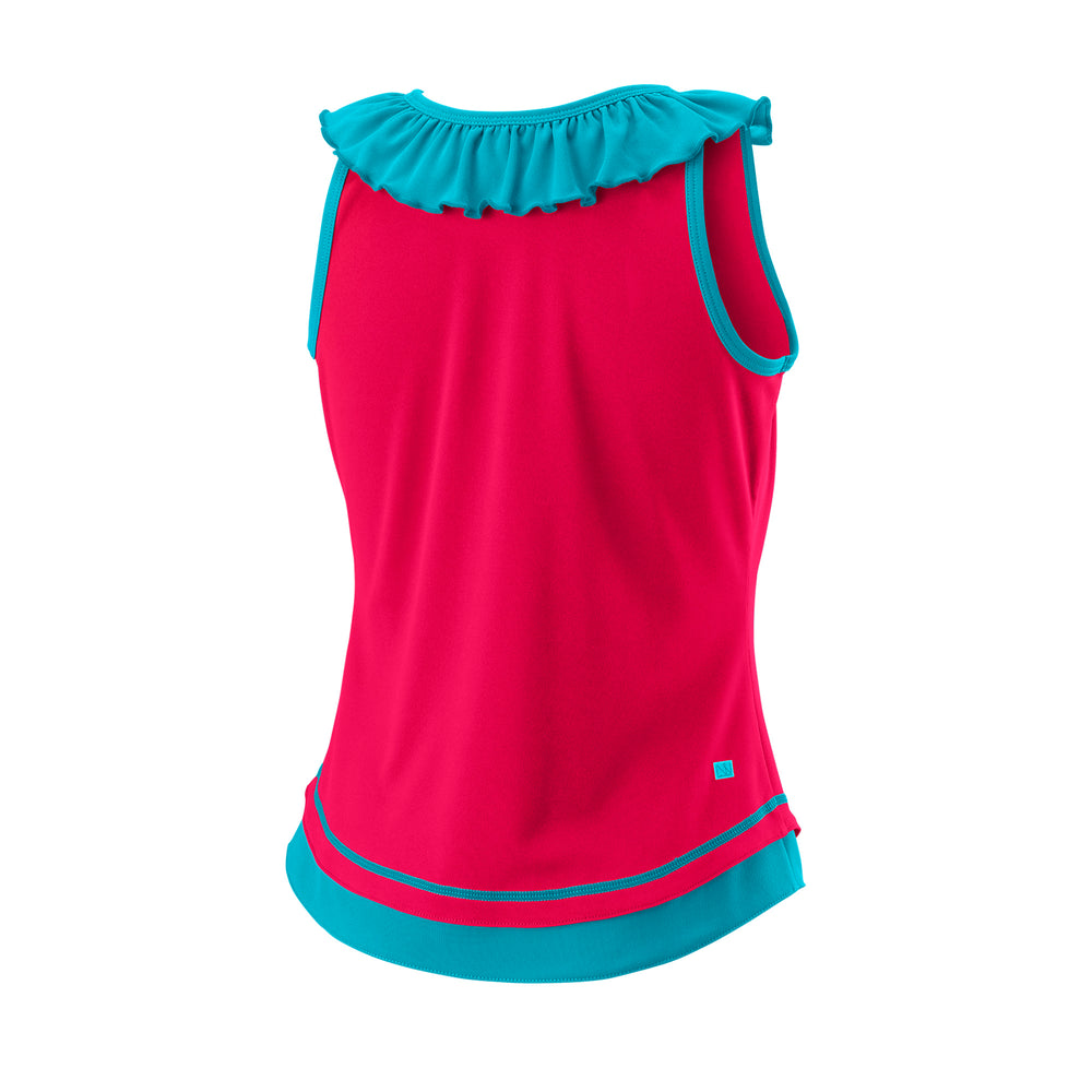 Girl's Competition Tennis Tank Top - Love Potion Pink