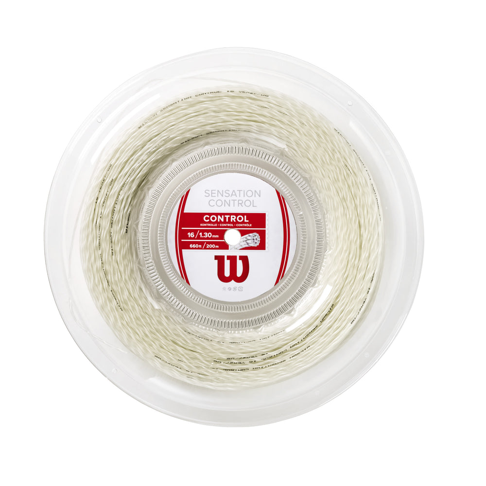 SENSATION CONTROL 16 200M TENNIS STRING - REEL - WilsonME