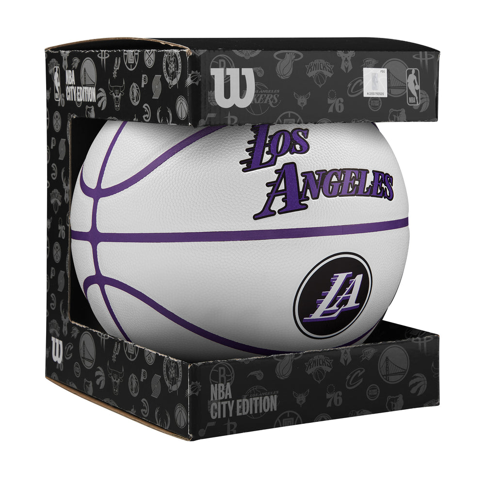 NBA TEAM CITY COLLECTOR BASKETBALL - LOS ANGELES LAKERS - WilsonME