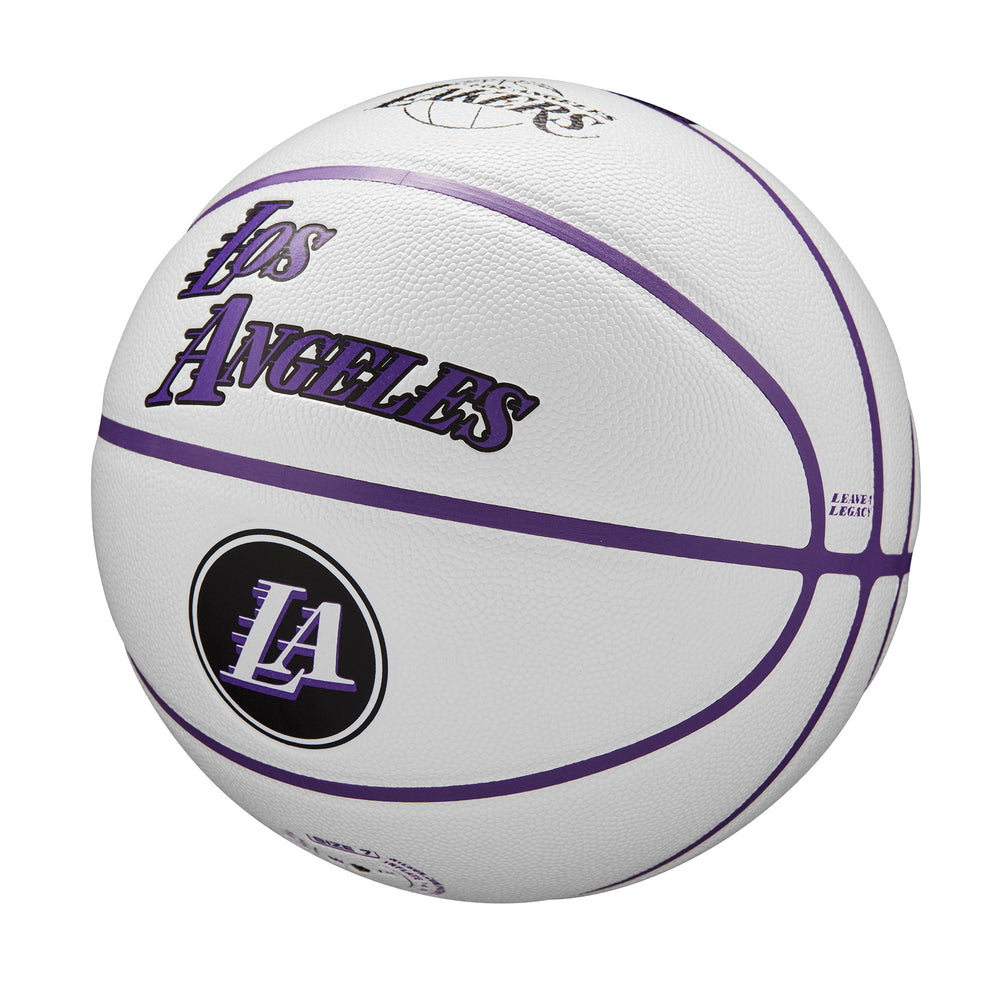 NBA TEAM CITY COLLECTOR BASKETBALL - LOS ANGELES LAKERS - WilsonME