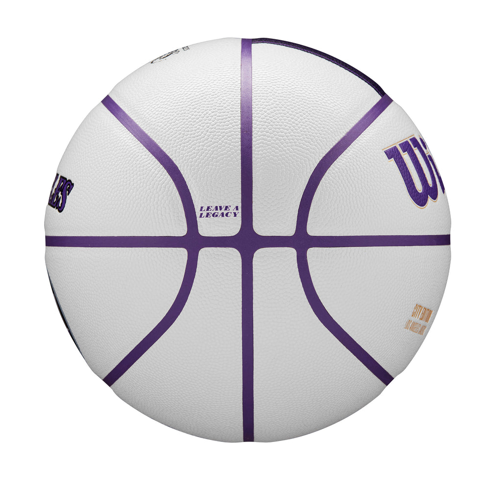 NBA TEAM CITY COLLECTOR BASKETBALL - LOS ANGELES LAKERS - WilsonME