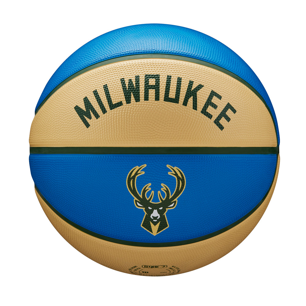 NBA TEAM CITY EDITION BASKETBALL - MILWAUKEE BUCKS - WilsonME