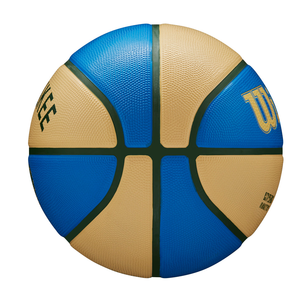 NBA TEAM CITY EDITION BASKETBALL - MILWAUKEE BUCKS - WilsonME